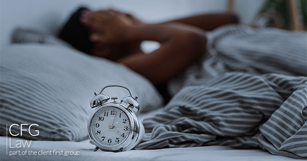 Sleep problems after a brain injury
